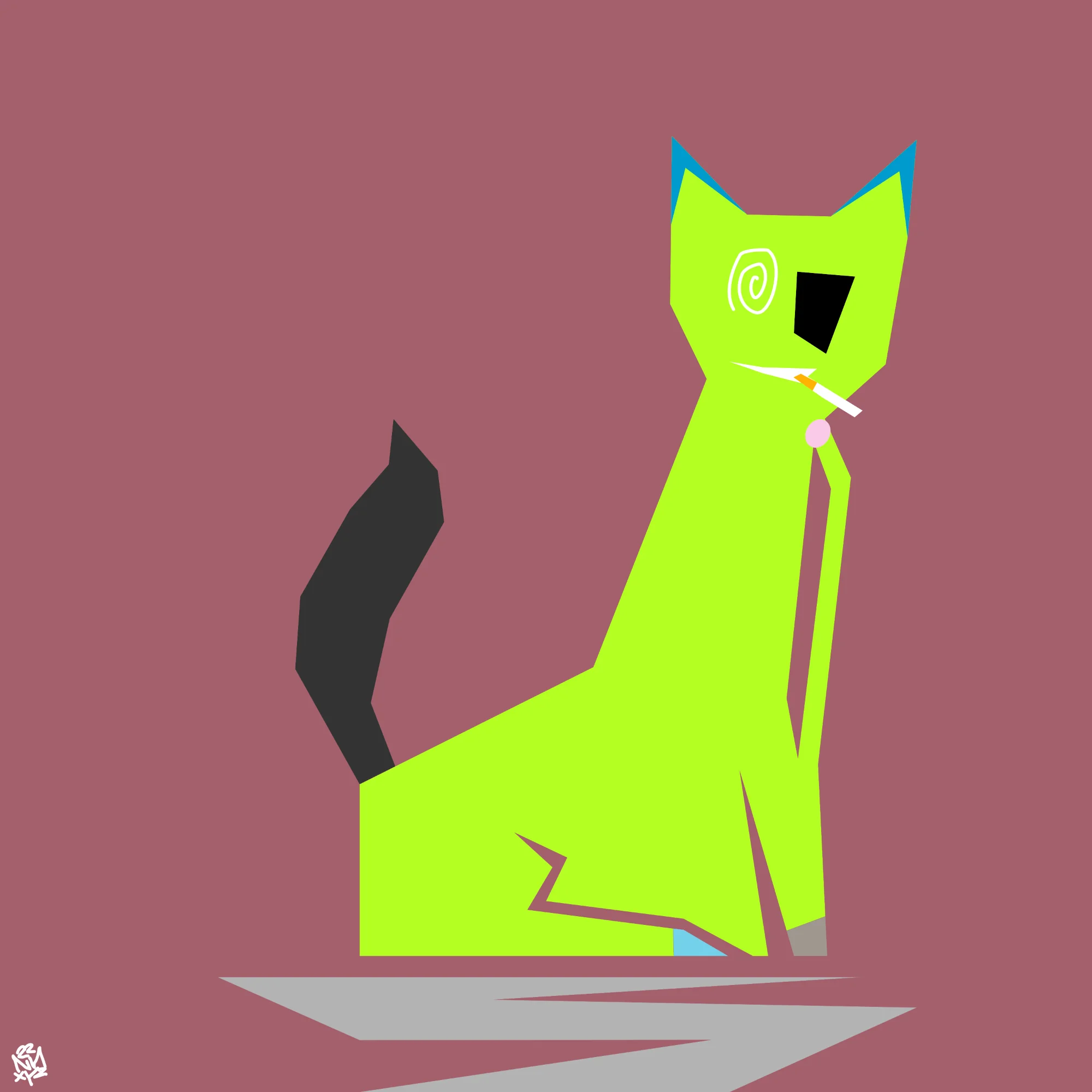 Chic City Cat #194 by nnxyz