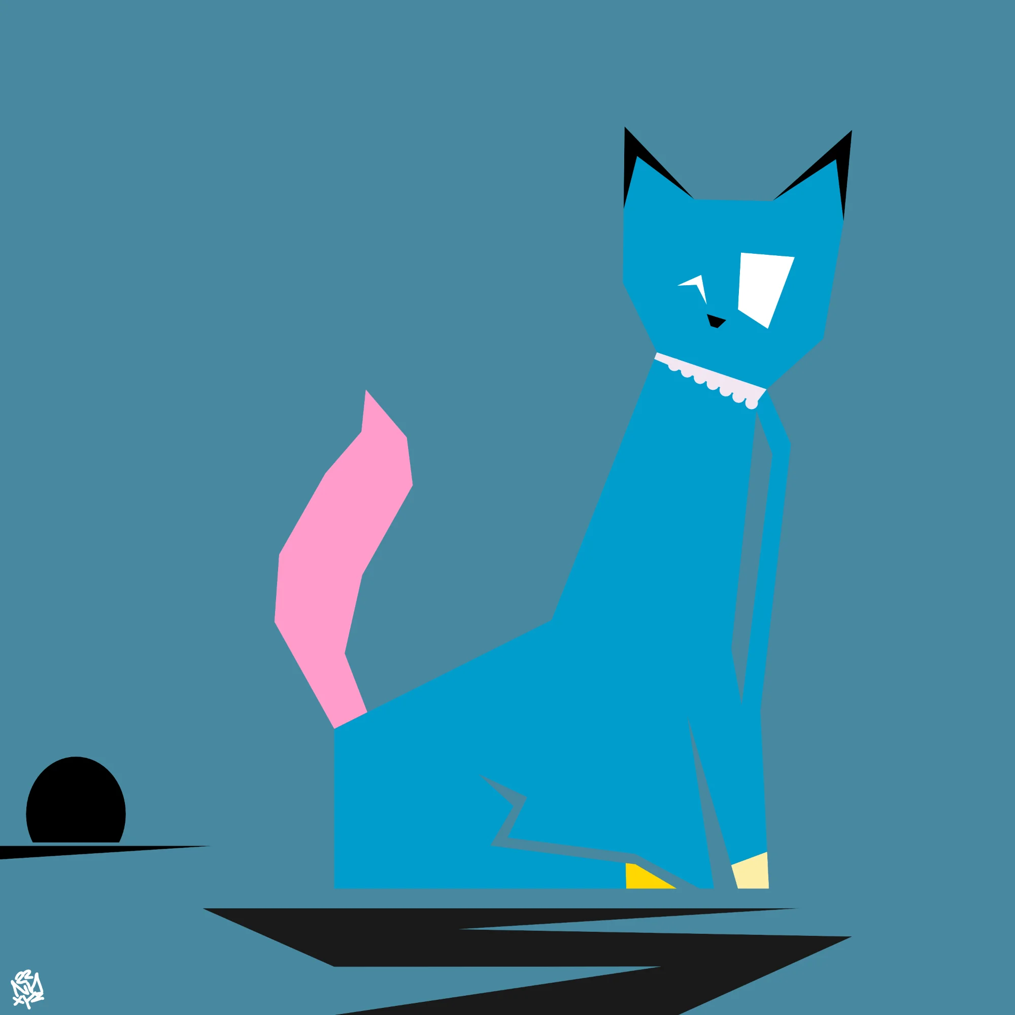 Chic City Cat #6 by nnxyz