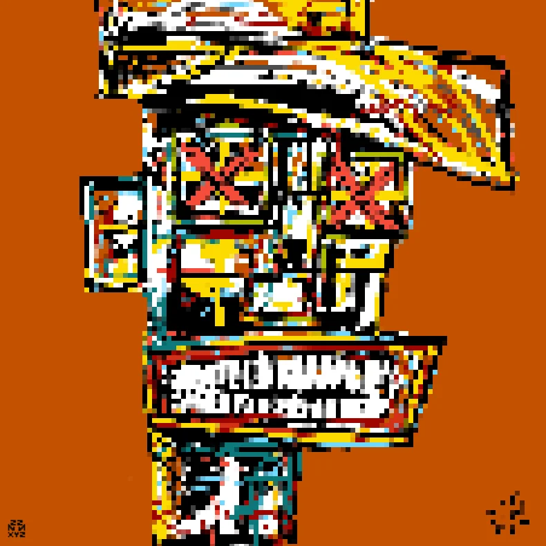 Nifty Faces px #125 by nnxyz