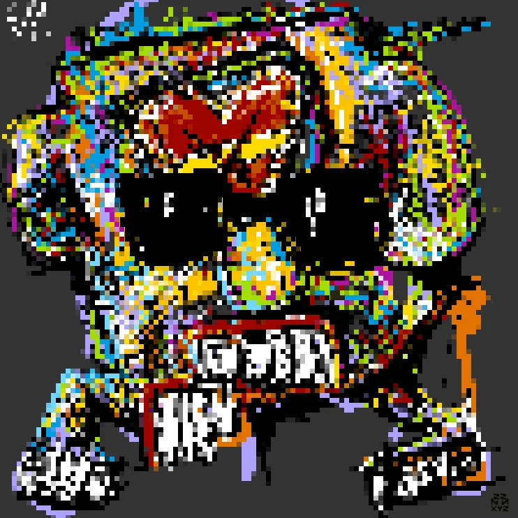 Nifty Faces px #159 by nnxyz
