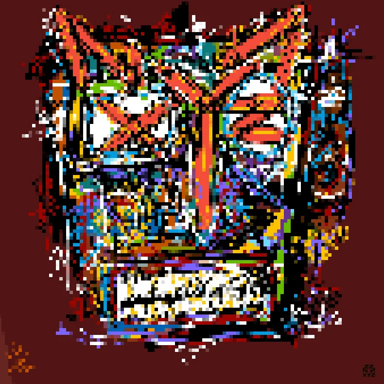 Nifty Faces px #160 by nnxyz