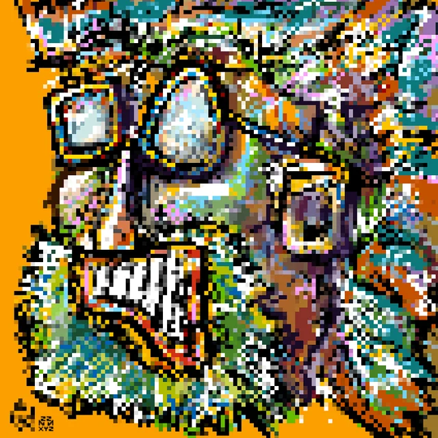 Nifty Faces px #179 by nnxyz
