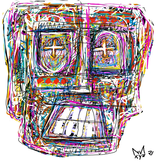 Nifty Faces #40 by nnxyz