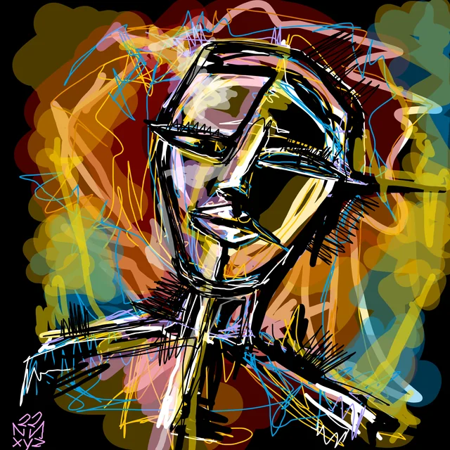 Nifty Faces #105 by nnxyz