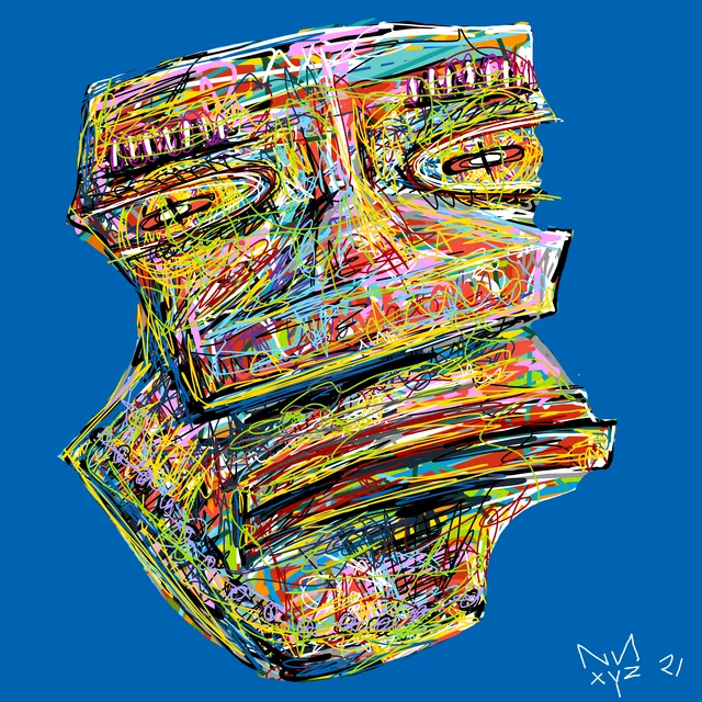 Nifty Faces #43 by nnxyz
