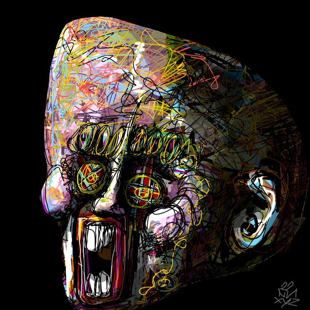 Nifty Faces #122 by nnxyz
