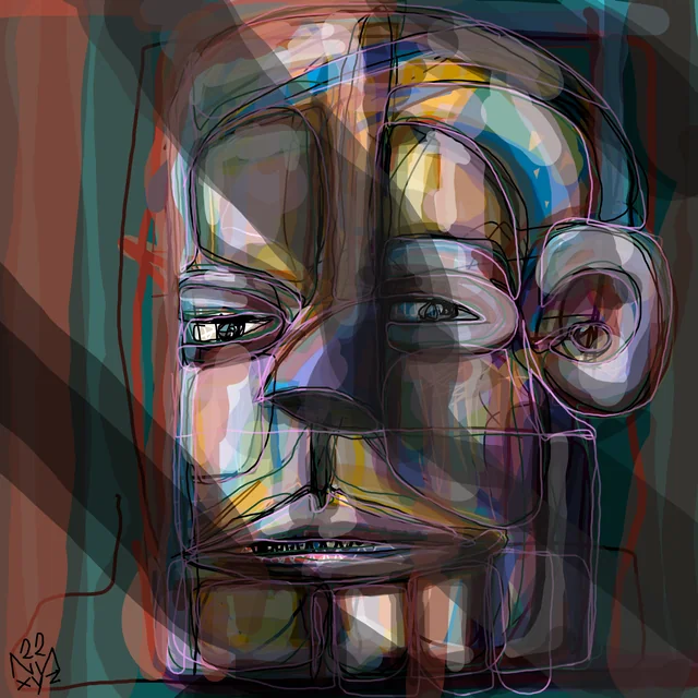 Nifty Faces #100 by nnxyz