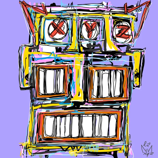 Nifty Faces #76 by nnxyz